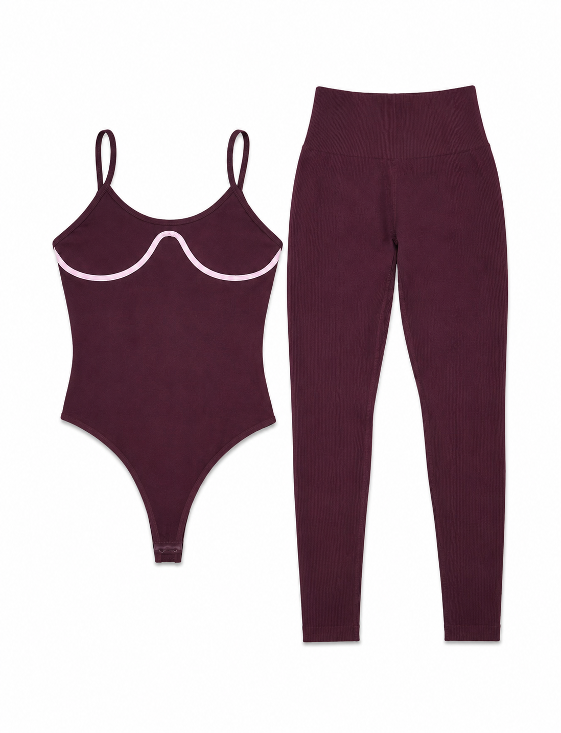 SET LEGGINS SIN REALCE Y BODY TELA PREMIUM  Ref. Leggins 10141 – Body 8005